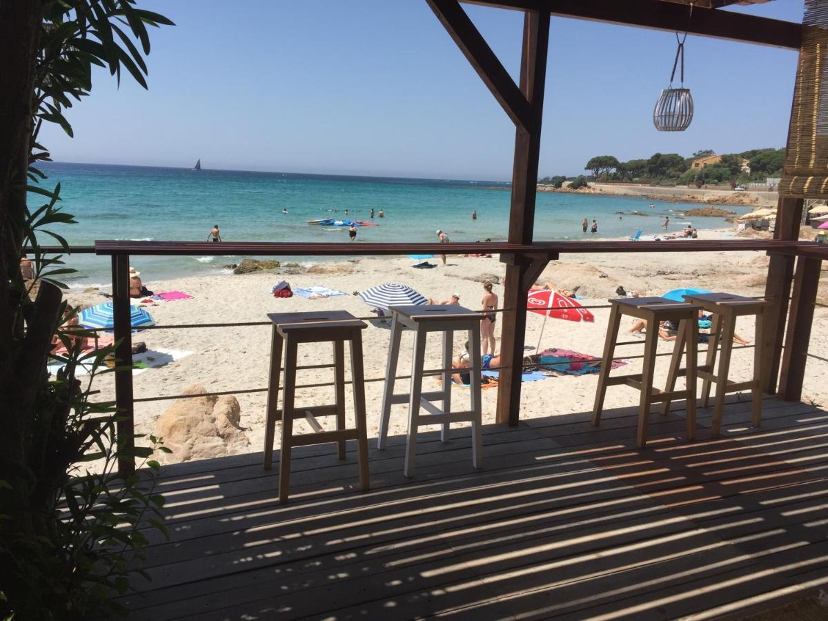 Ajaccio Magnifique T2 37M2 Centre Ville Vue Mer Au Bord De La Plage Neuf 4 Couchages Balcon Parking Prive Ferme Clim Wifi Exteriör bild